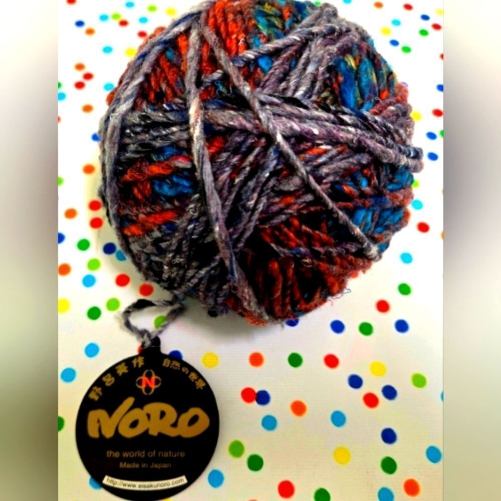 NORO KOGARASHI KNITTING YARN Balled 3.6 Oz, 51% Silk & 49% Wool